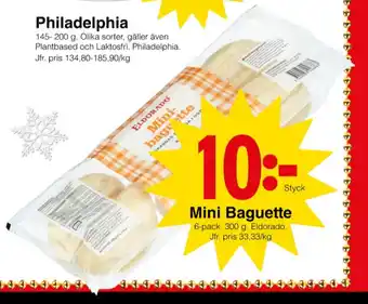 Matöppet Eldorado baguetter erbjuda