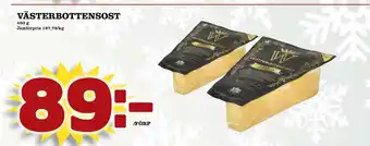 Bonum Matmarknad Västerbottensost erbjuda