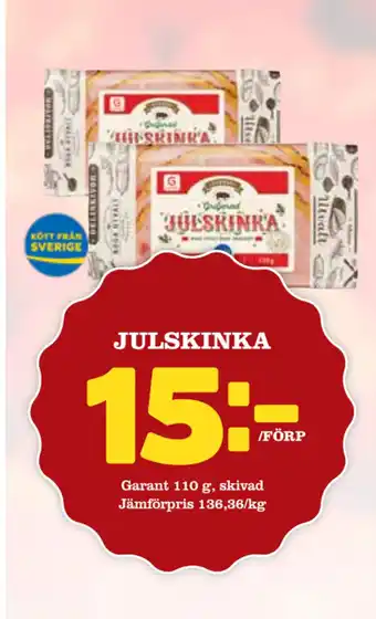 Nya Pulsen Julskinka erbjuda