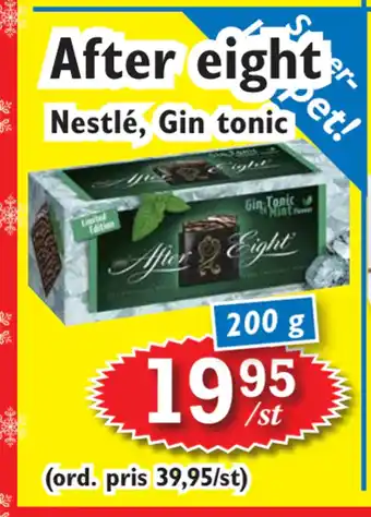 T-jarlen After eight erbjuda