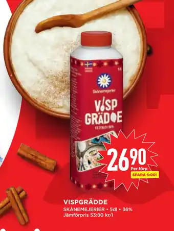 Willys Hemma Vispgrädde erbjuda