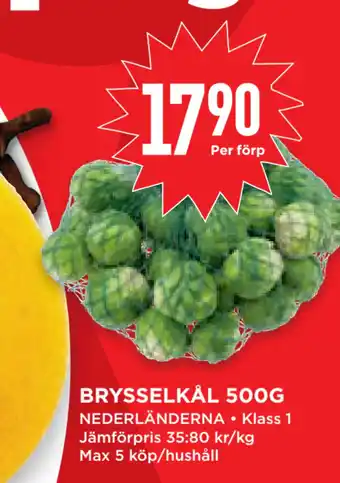 Brysselkål 500g