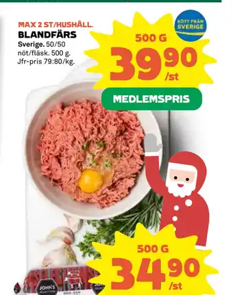 Coop Forum Blandfärs erbjuda