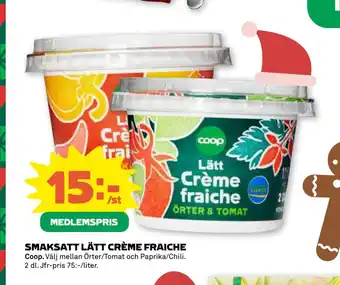 Coop Forum Smaksatt lätt crème fraiche erbjuda