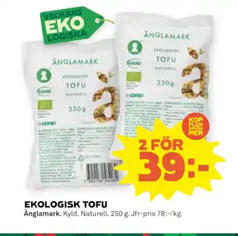 Coop Forum Ekologisk tofu erbjuda