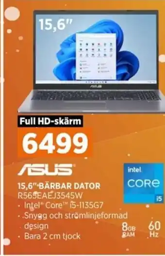 Power 15,6"-BÄRBAR DATOR R565EAEJ3545W erbjuda