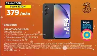 Power SAMSUNG GALAXY A54 5G 128 GB erbjuda