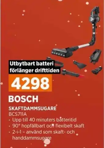 Power BOSCH SKAFTDAMMSUGARE erbjuda