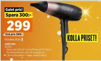 Power HÅRTORK erbjuda