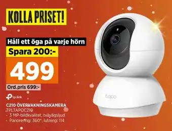 Power C210 ÖVERVAKNINGSKAMERA erbjuda