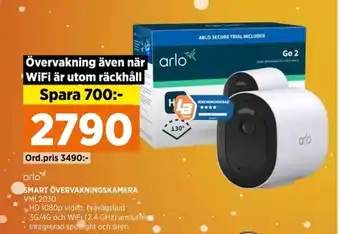 Power SMART ÖVERVAKNINGSKAMERA VML2030 erbjuda
