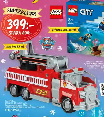 Leklust Paw patrol erbjuda
