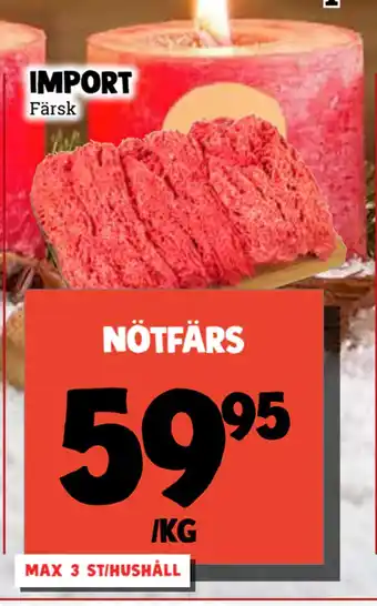 MatArket Nötfärs erbjuda