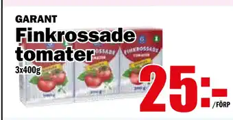 Matdax Finkrossade tomater erbjuda