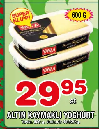 Nya Pulsen Altin kaymakli yoghurt erbjuda