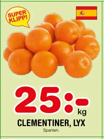 Nya Pulsen Clementiner, lyx erbjuda