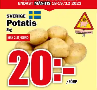 Matdax Potatis erbjuda