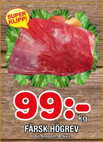 Nya Pulsen Färsk högrev erbjuda
