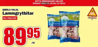 Matdax Lammgrytbitar erbjuda