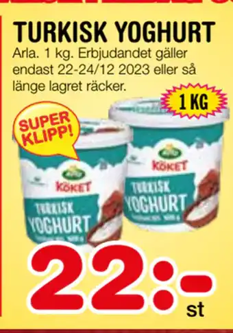 Nya Pulsen Turkisk yoghurt erbjuda