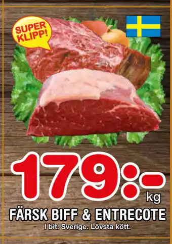Nya Pulsen Färsk biff & entrecote erbjuda