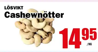 Matdax Cashewnötter erbjuda