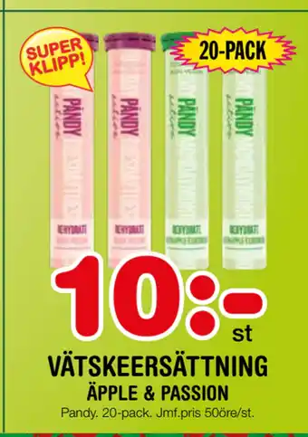 Nya Pulsen Vätskeersättning erbjuda