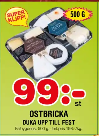Nya Pulsen Ostbricka erbjuda
