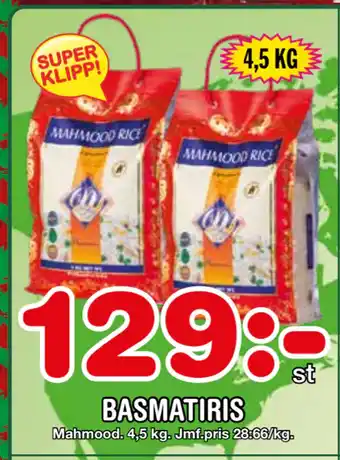 Nya Pulsen Basmatiris erbjuda