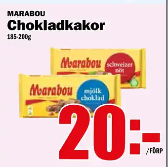 Matdax Chokladkakor erbjuda