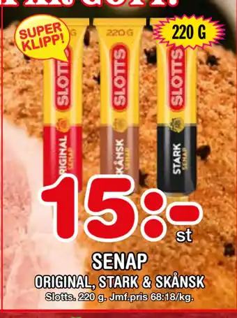 Nya Pulsen Original, stark & skånsk erbjuda