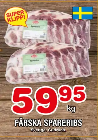 Nya Pulsen Färska spareribs erbjuda