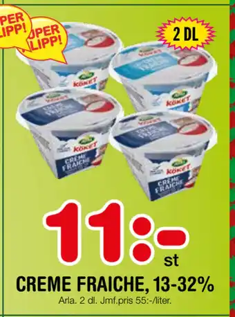 Nya Pulsen Creme fraiche, 13-32% erbjuda