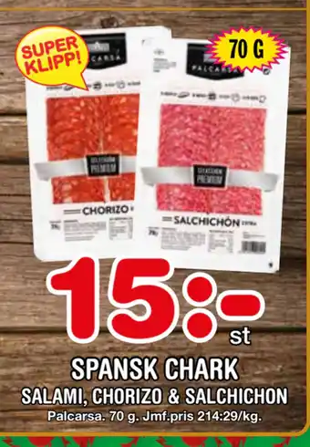Nya Pulsen Salami, chorizo & salchichon erbjuda