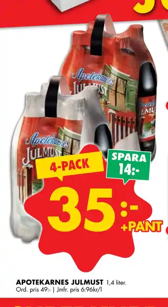 ÖoB Apotekarnes julmust erbjuda