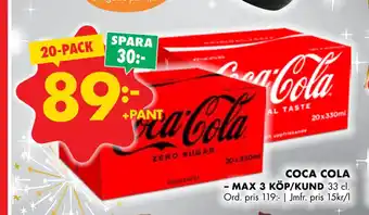 ÖoB Coca cola erbjuda