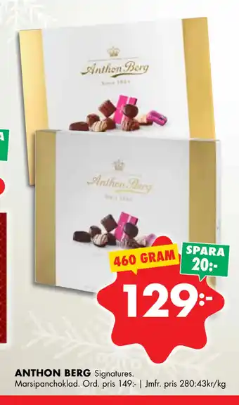 ÖoB Anthon berg erbjuda