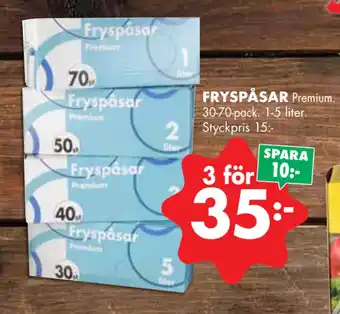 ÖoB Fryspåsar erbjuda