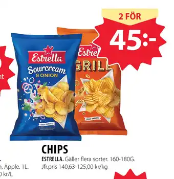 Handlar'n Chips erbjuda