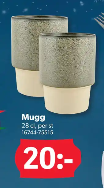 DollarStore Mugg erbjuda