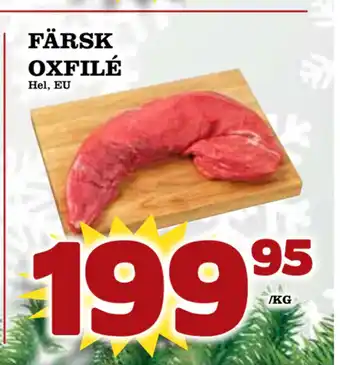 Matdax Färsk oxfilé erbjuda