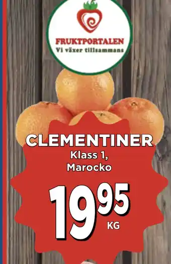 Supergrossen Clementiner erbjuda