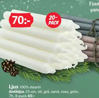 DollarStore Kronljus erbjuda