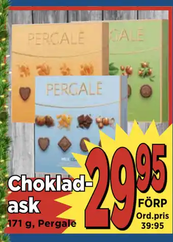 Supergrossen Chokladask erbjuda