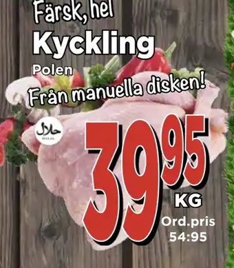 Supergrossen Kyckling erbjuda