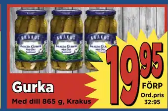 Supergrossen Gurka erbjuda