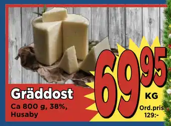 Supergrossen Gräddost erbjuda