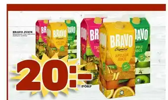 Bonum Matmarknad Bravo juice erbjuda