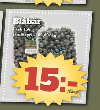 Bonum Matmarknad Blåbär erbjuda
