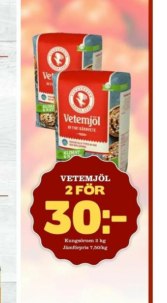 Din Mat Vetemjöl erbjuda